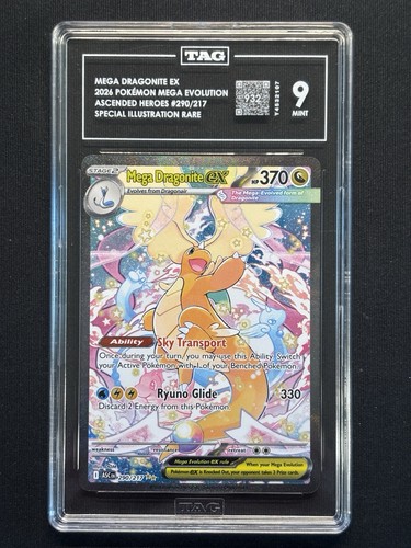 Mega Dragonite ex graded TAG 9 for sale on eBay