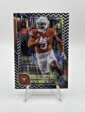 2025 Bowman U Chrome Anthony Hill Jr. Black White Stealth /48 Texas 1st SP