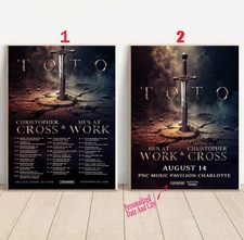 Custom Toto, Christopher Cross, and Men at Work Announce Summer 2025 Tour Poster