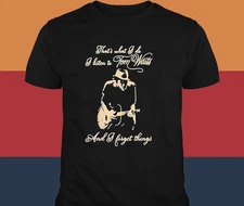 That’s what I do I listen tom waits and I forget things guitar shirt