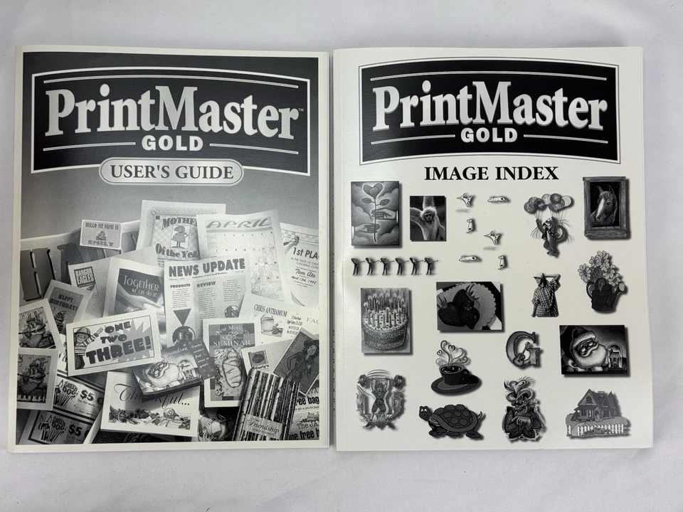 Printmaster Gold Deluxe PC Big Box CD Win 95 Templates Tools Project Types 1997 - Image 3 of 4