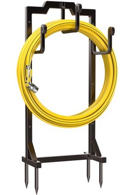 Skycarper Garden Hose Reel Holder Water 42.3'' x 15.6'' x 8.3''(Hooks), Bronze