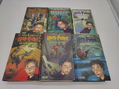 HARRY POTTER  Bände 1 - 6,  Gebunden und Hardcover, Carlsen, JOANNE K. ROWLING. 