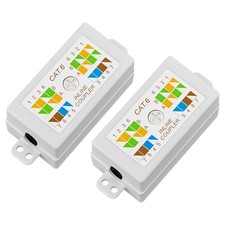 RJ45 Cat6 Junction Box Inline Punchdown Krone Coupler Joiner for Cat6/Cat5E/Cat5