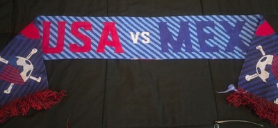 American Outlaws USA vs Mexico 2017 dual sided soccer scarf soccer banner