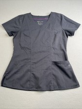 Purple Label By Healing Hands Scrub Top Size Small