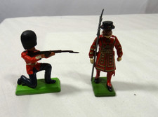 Vintage W. Britains LTD England H/P Ceremonial British Soldier Metal Figure