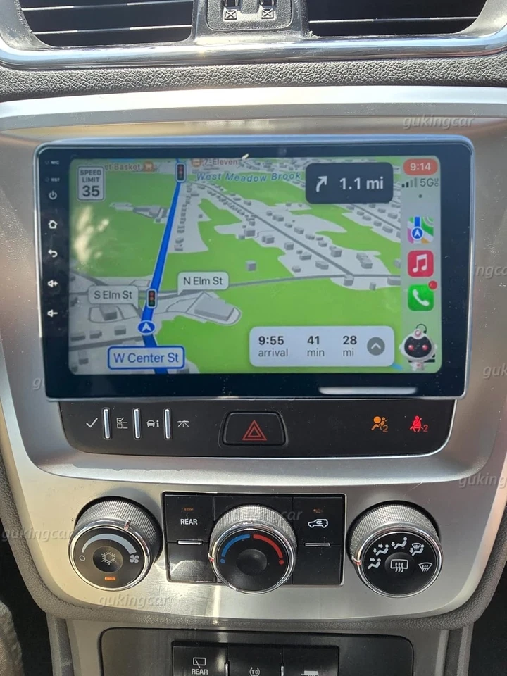 10.1" For 2013-2017 GMC Acadia Carplay Android14 Car Stereo Radio GPS 4+64GB Foto 3 de 4