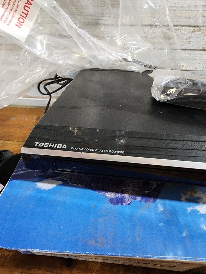 Sign Disc/usb Toshiba Blu Ray Disc Player BDX1250KB HDMI USB DVD Player Tested and ...