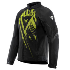 Giacca Moto estiva DAINESE HEROSPHERE AIR TEX JACKET Nero/Giallo Fluo Tarmac