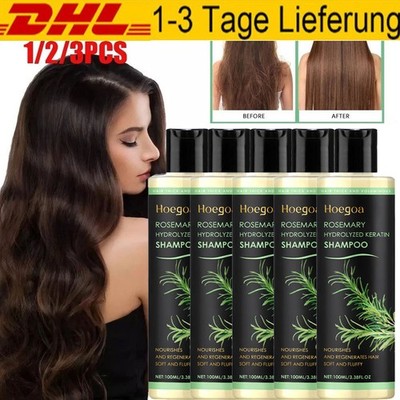HOEGOA Bio-Rosmarin-Haarwuchs-Shampoo für Frauen und Männer,natürliche Verdicht