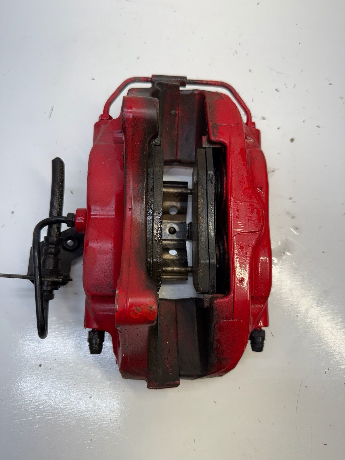 2013-2016 Maserati Ghibli M157 3.0L AWD Rear Left  Brake Caliper Red OEM