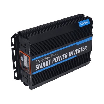 Pure Sine Wave Inverter Smart Car Power Converter With LED Display For Solar SET