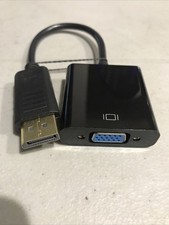 DisplayPort to VGA Adapter Converter Cable Video HDTV PC Monitor Desktop UHD
