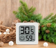 x2 Thermo Hygrometer - Indoor Climate Monitor - Temperature Humidity Thermometer