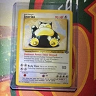 Pokémon Snorlax Jungle Rare 90 HP 27/64 Wizards Pokémon TCG Card