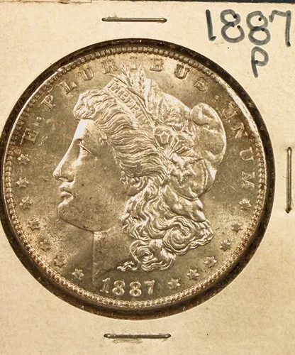 1887 Morgan Silver Dollar $1 Uncirculated