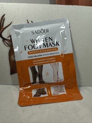 Brand New Sadoer Whiten Foot Mask 13pr Exp.06/27 FREE SHIPPING
