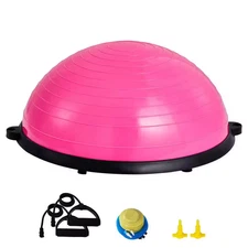 Half Exercise Ball Trainer, 23 In. Balance Ball Trainer, 660 Lbs. Capacity Stabi