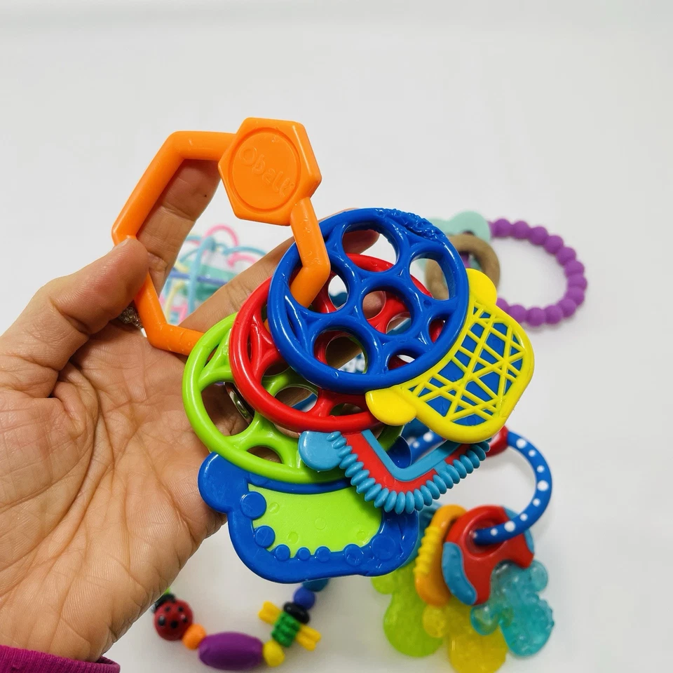 Nuby IcyBite Teether Little Legend Teething Lot 6 Bracelet Toy Bite Baby Infant - Image 4 of 4