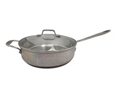 Emeril 3 quart Stainless Steel CopperCore Sauce Pan/Deep Skillet Wiith Clear Lid
