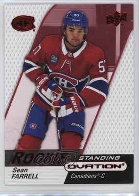 2023 Upper Deck Ovation Rookies Standing Red 100/100 Sean Farrell Rookie RC 08jr
