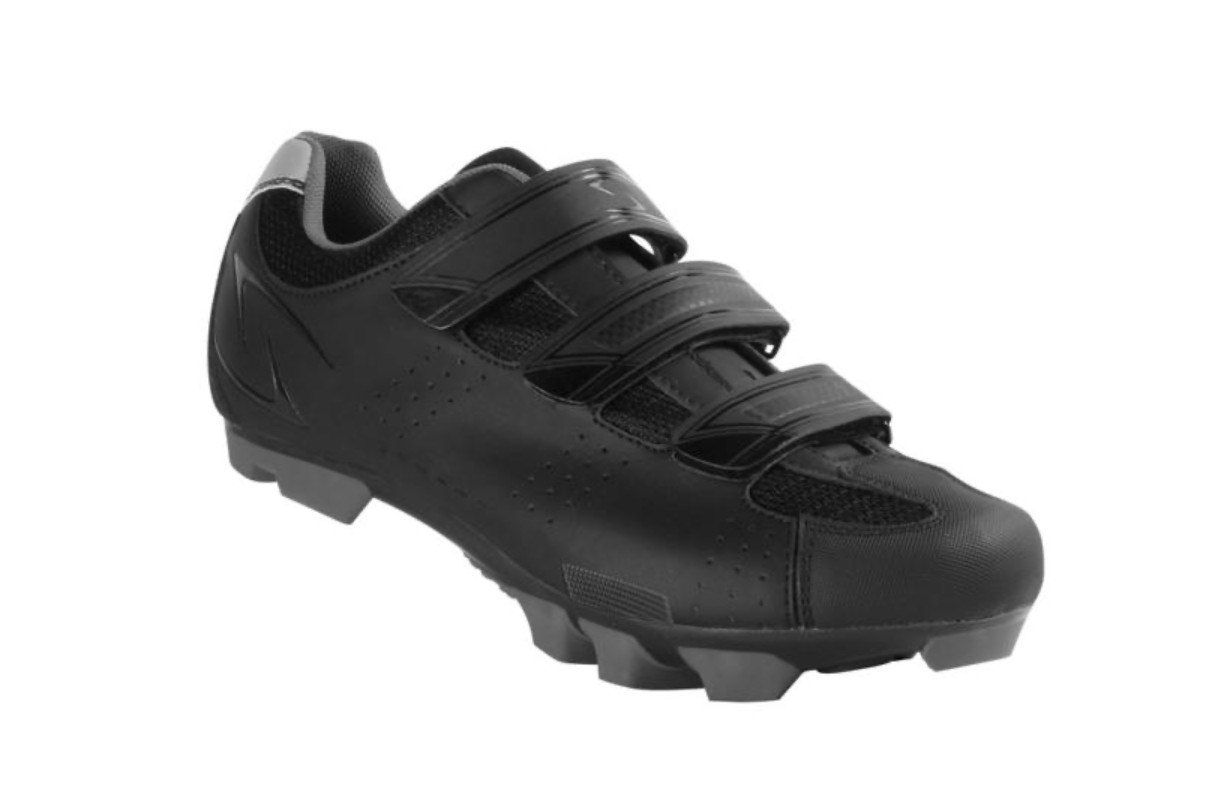 NEW Serfas Singletrack MTB Shoes 3-Strap Black Men's EU 44 U