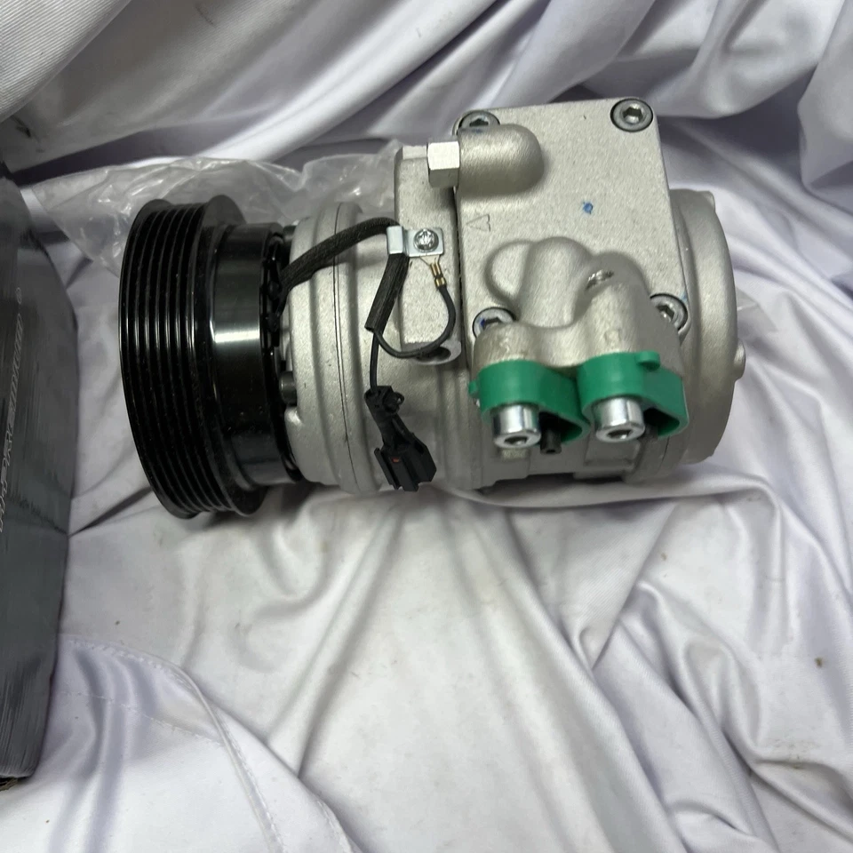 Compresor de aire acondicionado con embrague para Kia Sportage Hyundai Tucson 2005-2009 V6 2,7 L Foto 3 de 4