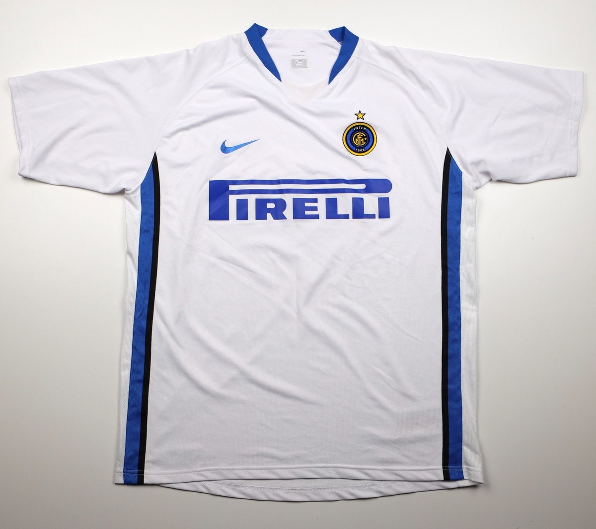 ナイキ　サッカー　インテル　ゲームシャツ　ユニフォーム　17番　06/07 Inter Milan 06/07 Away Nike Sphere Dry Soccer Jersey Men's Large