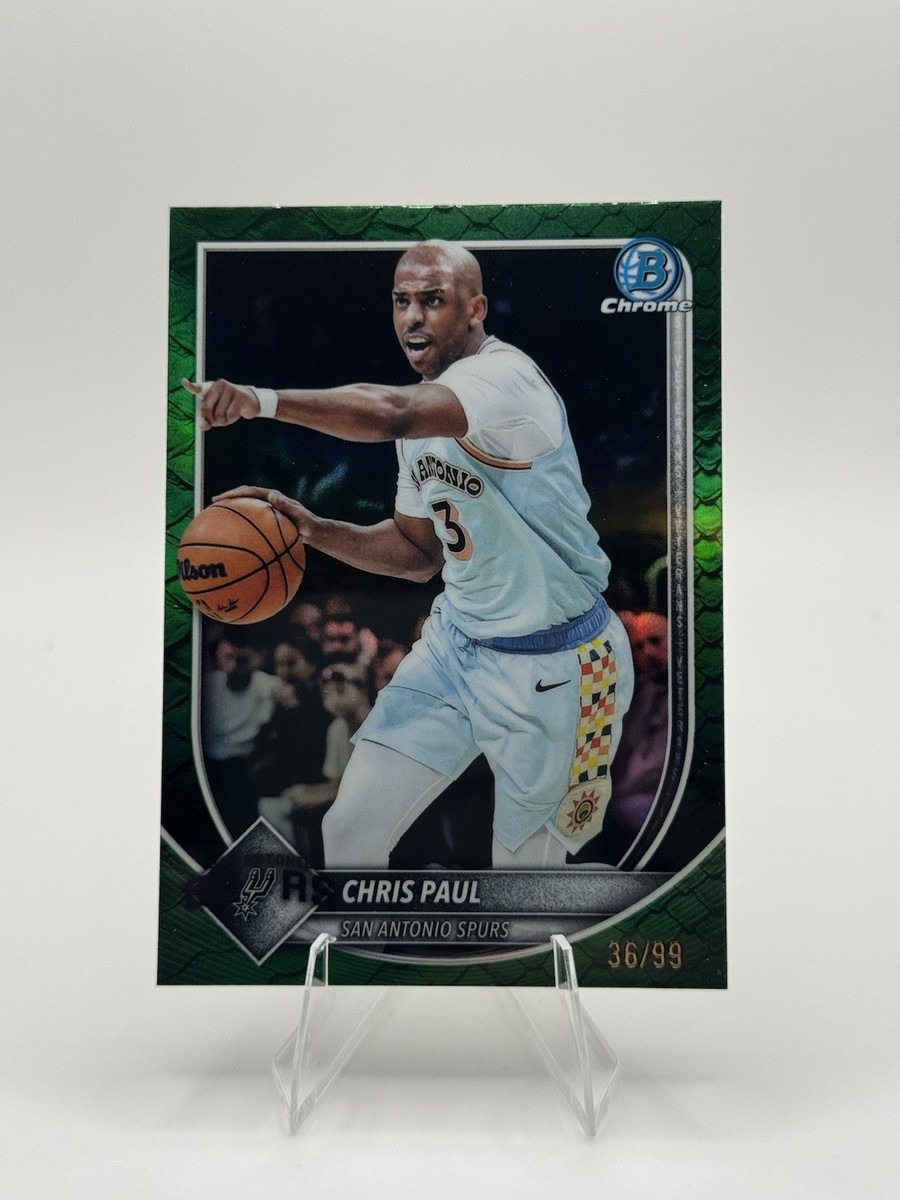 Bowman Basketball 2025-26 Chris Paul BCV-146 Reptilian Green