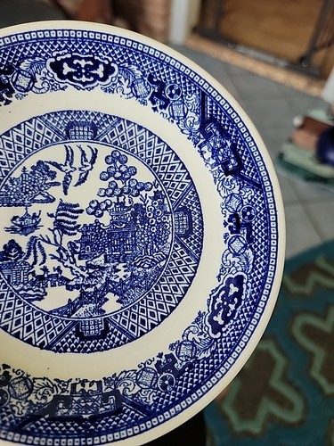 Vintage Blue Willow Made In Japan Bread Dessert Plate 5 7/8" (M) - Picture 4 of 6