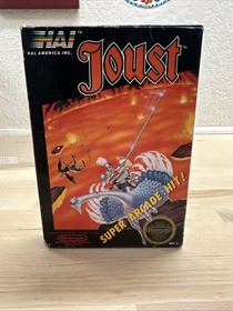 NES Joust 1988 CIB Box & Manual NINTENDO w Protective Case Tested Original 🔥