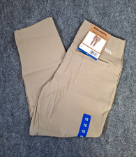 Eddie Bauer Women's Horizon Straight Ankle Pants, Tan, Size: 10, New