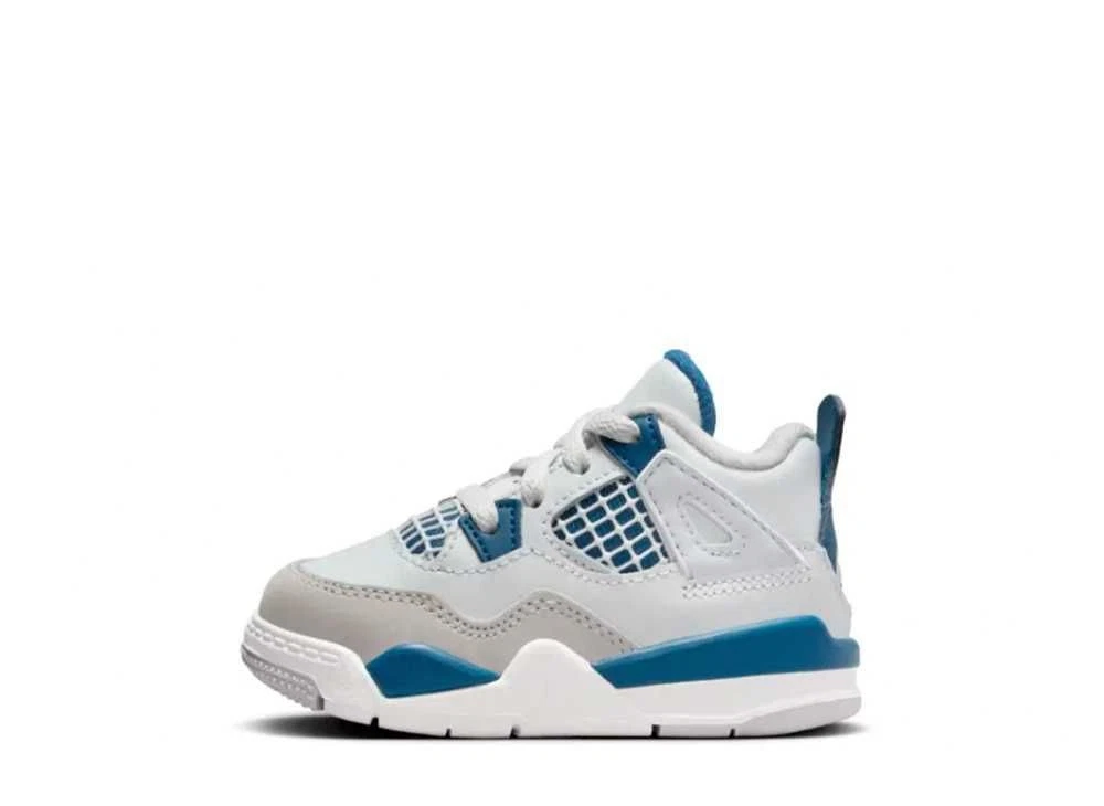 Nike TD Air Jordan 4 retrò blu industriale mai usate