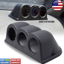 Car Universal 52mm 2 Triple 3 Hole Gauge Pod Meter Holder Dash Cup Dashboard.