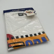 Vintage Screen Stars New NOS Glad Grad White Shirt Mens Large Single-Stitch