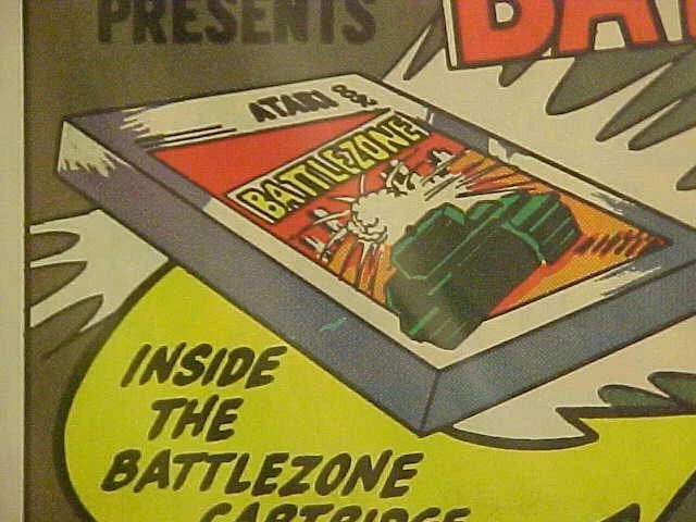 RARE ATARI BATTLEZONE TANK HOME VIDEO GAME CARTRIDGER PRINT AD ORIG VINTAGE 1983 - Image 3 of 4