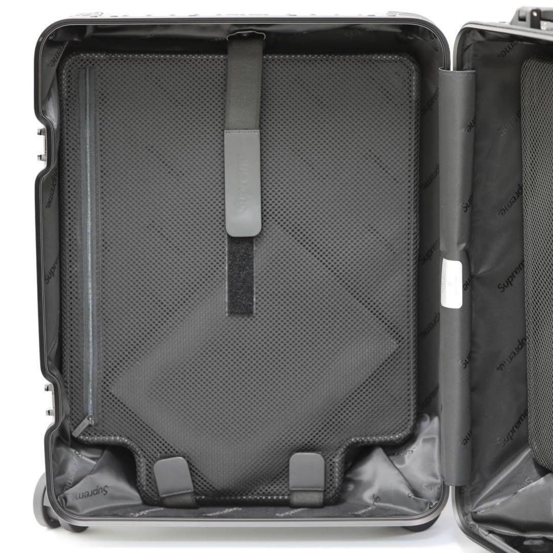 RIMOWA×Supreme Spider Web Cabin Plus 49L Black Suitcase RIMOWA×Supreme Spider Web Cabin Plus 49L Black Suitcase