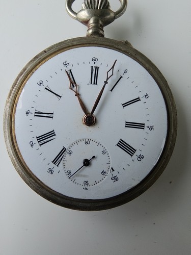 Antike Mechanische Taschenuhr Pocket Watch Spz-9 - Bild 7 von 23