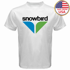 Snowbird Ski Resort Tourism Men's White Size S to 3XL