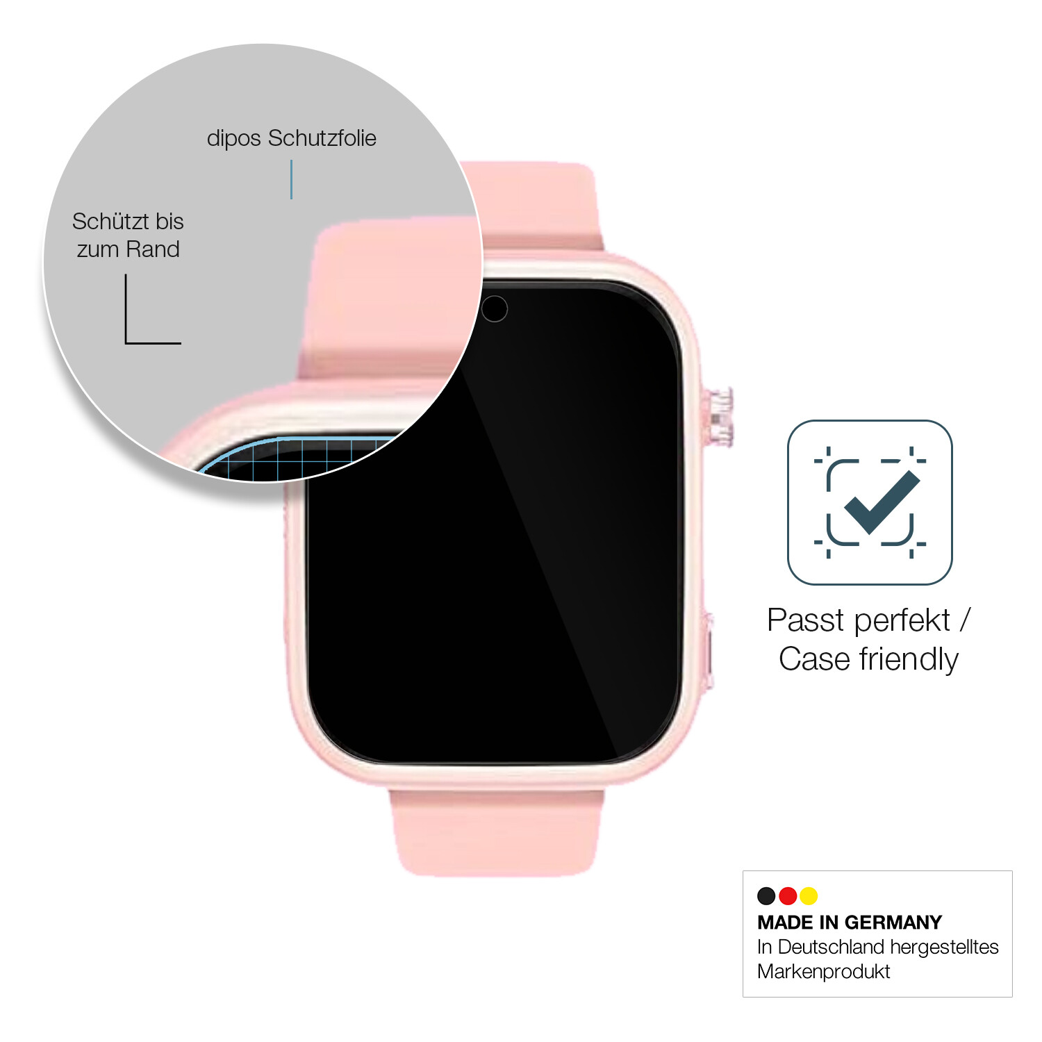 2x Protective Film for Okyuk 4G Kids Flexible Glass Protection 9H dipos