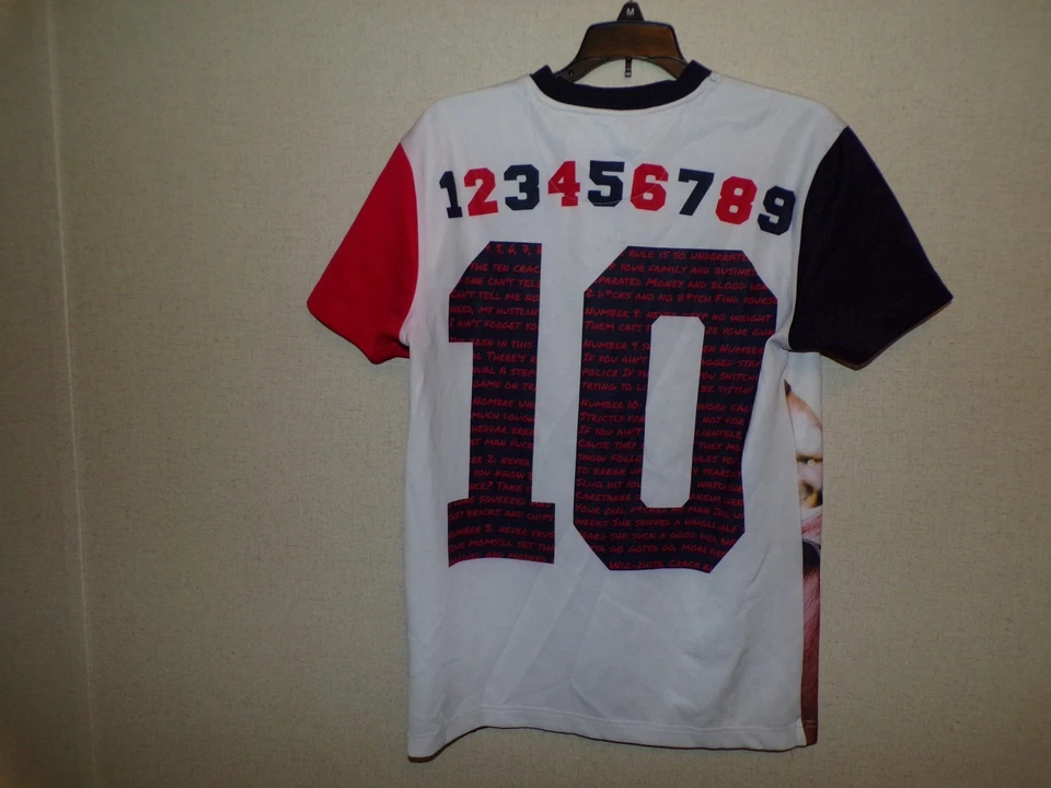 Camiseta Biggie Smalls Notorious B.I.G con estampado total para hombre pequeña Hudson ropa exterior Foto 3 de 4