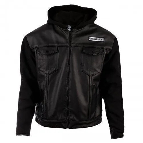 Sons of Anarchy Jax Teller Redwood Original Leather Hooded Jacket