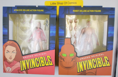 Invincible Atom Eve & Robot Deluxe Action Figures Series 2 See Photos