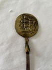 Vintage Turkish Stainless Steel Brass Shish Kabob Lamb BBQ Skewers Lot, Antique  — photo 6