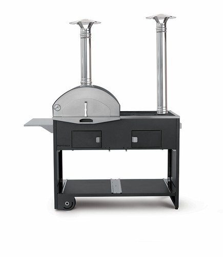 Barbecue BBQ a Legna Grill Forno Da Giardino Pizza e Cucina Made in Italy  Ibrido | eBay