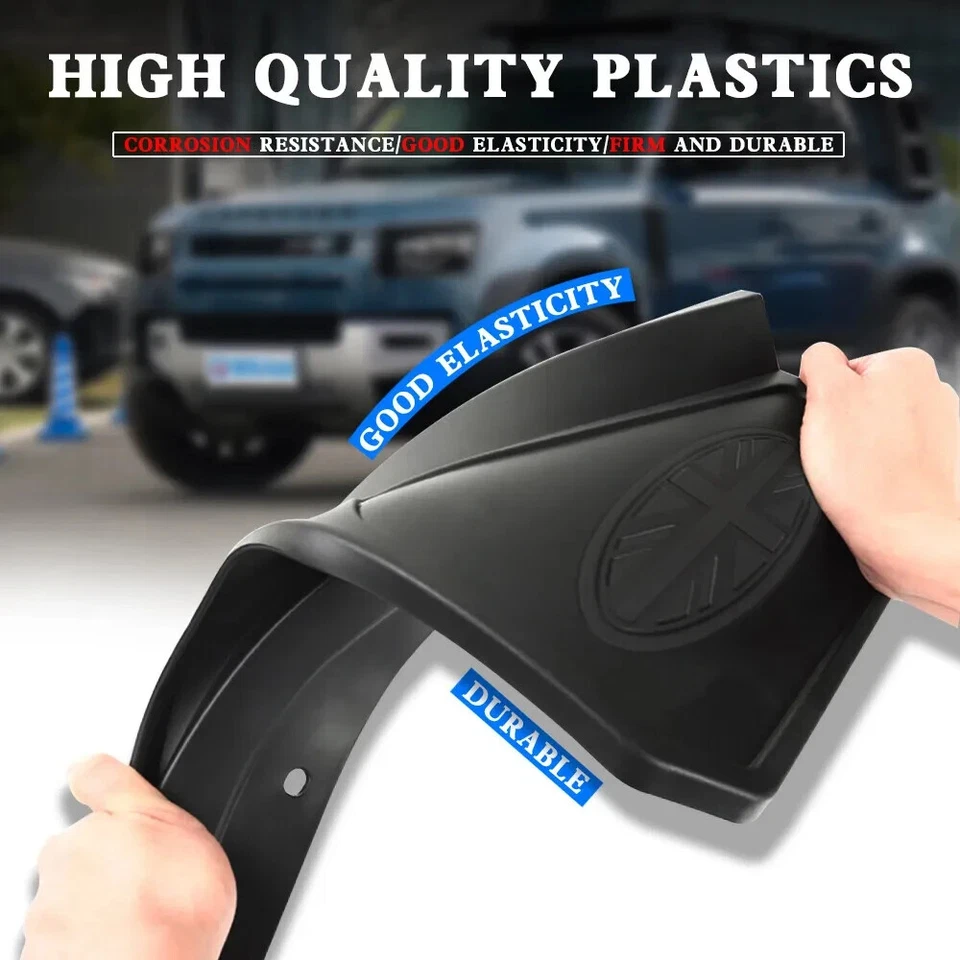 MUD FLAPS FOR LAND ROVER DEFENDER 90 110 2020-2024 MUDFLAPS MUDGUARDS FENDER - Image 3 of 4
