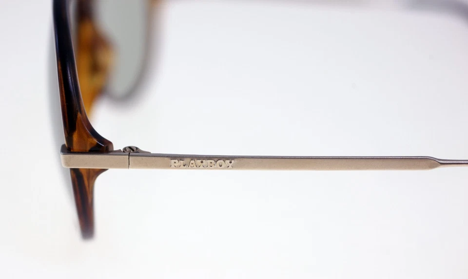 Playboy 4576 10 Gafas de sol para hombre vintage estilo piloto circa años 80 + estuche de cuero Foto 4 de 4