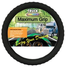 Silicone Semi-Truck Steering Wheel Cover Fits 16" 17" 18" 19"  Maximum Grip