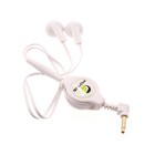 Retractable Earphones Headphones Hands-free Headset Handsfree for Cell Phones